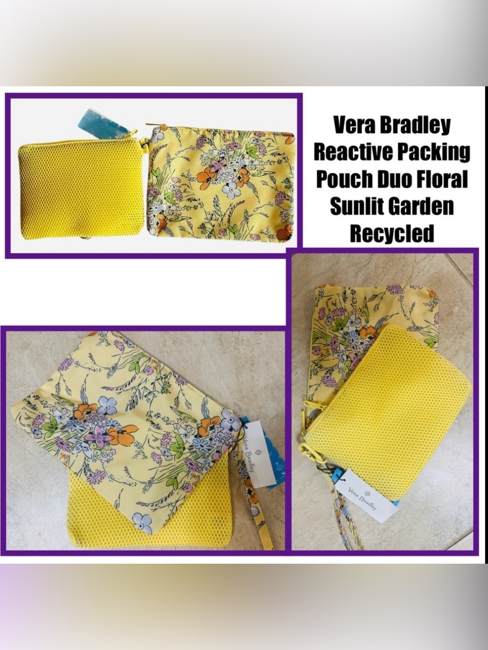 Vera Bradley Reactive Duo Packing Pouch